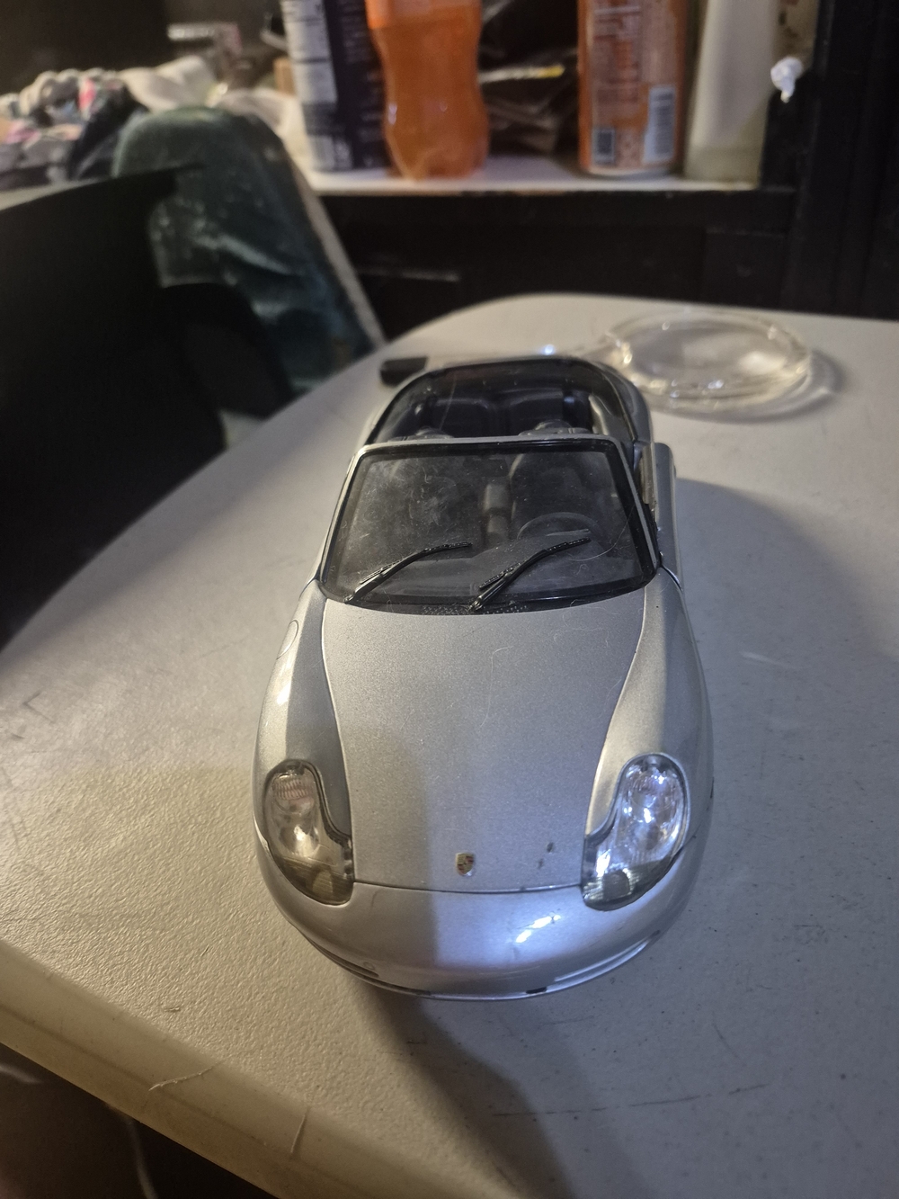 Silver Car Model - Premium Dashboard Accessory Porsche Carrera GT